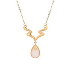 Reindeer Jade Necklace
