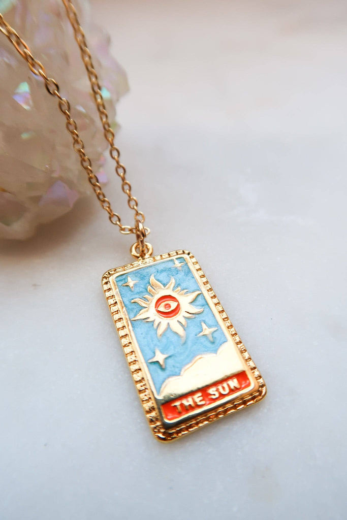Rainbow Tarot Necklaces: Moon