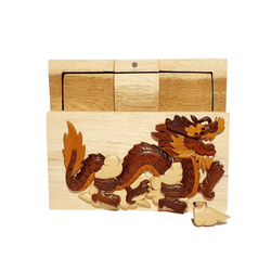 Dragon - Hand Carved Keepsake Gift Box