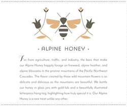 Alpine Raw Honey: 8oz