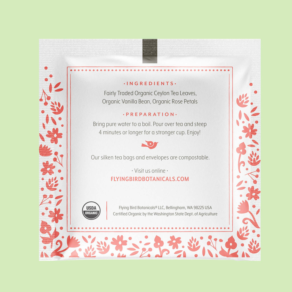 Vanilla Rose Ceylon - 45ct Individual Envelope Box