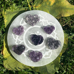 Heart Geode - Amethyst