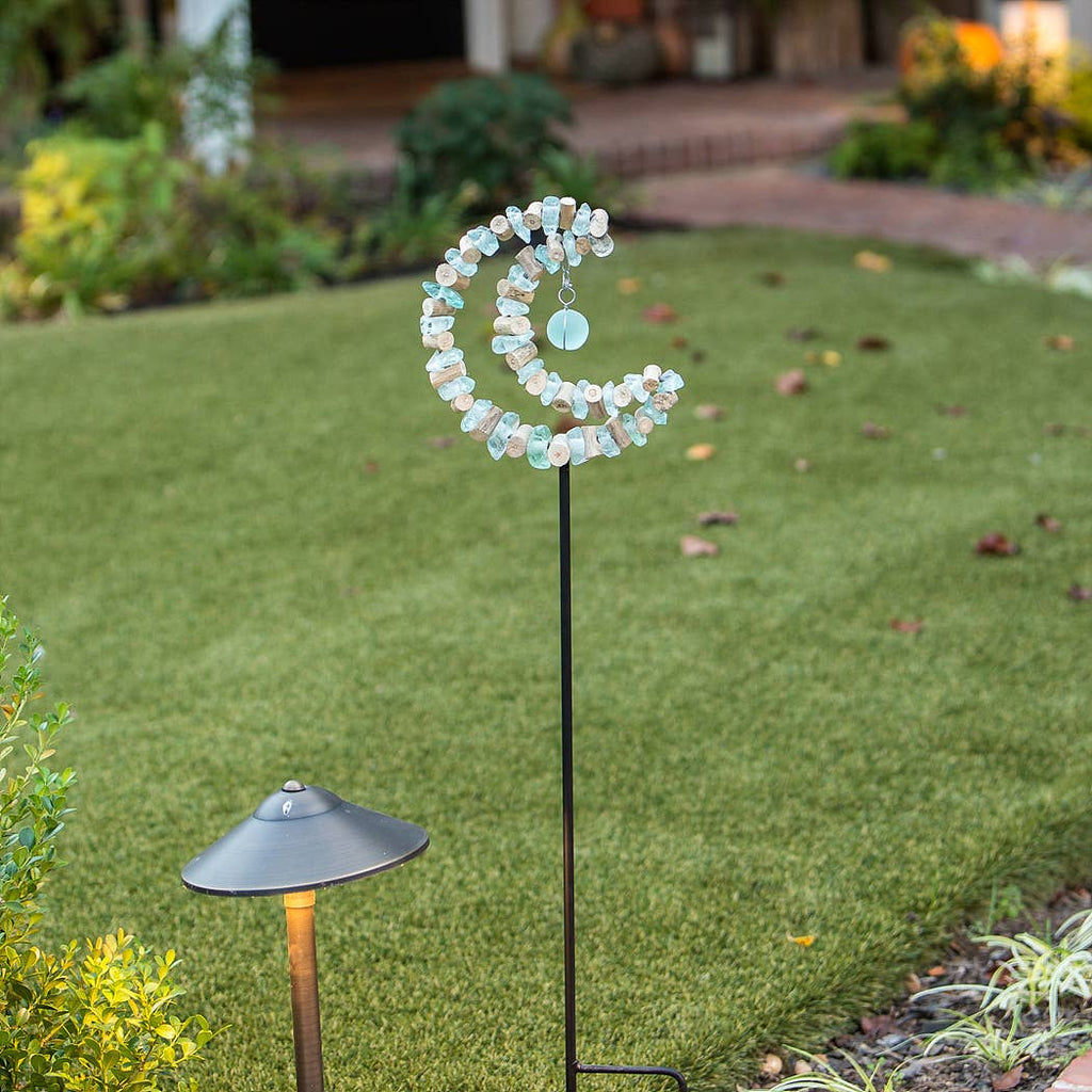 Crescent Moon Garden Stake - 4FT