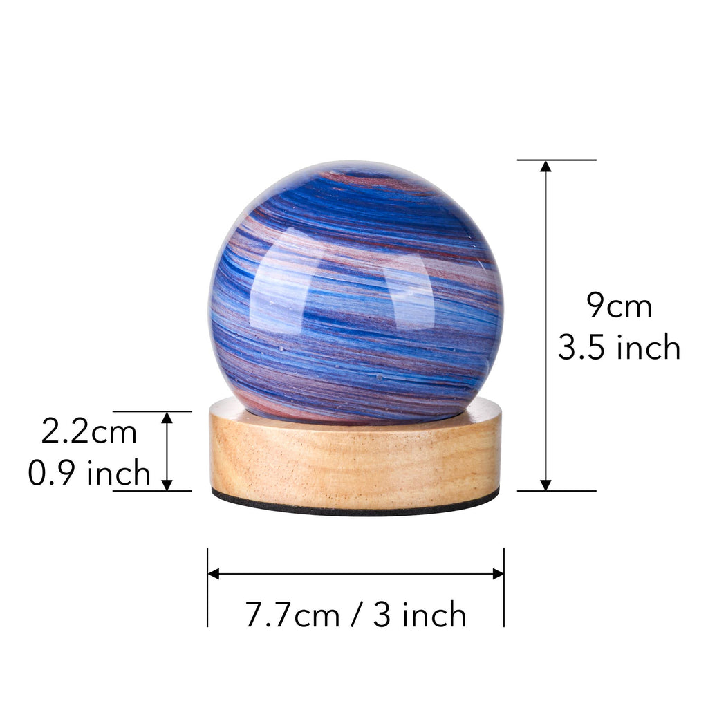 Creative Planet Night Light with USB Cord: Blue