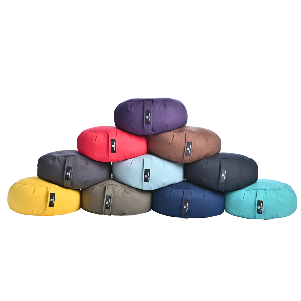 Zafu Meditation Cushion: Misty Palms