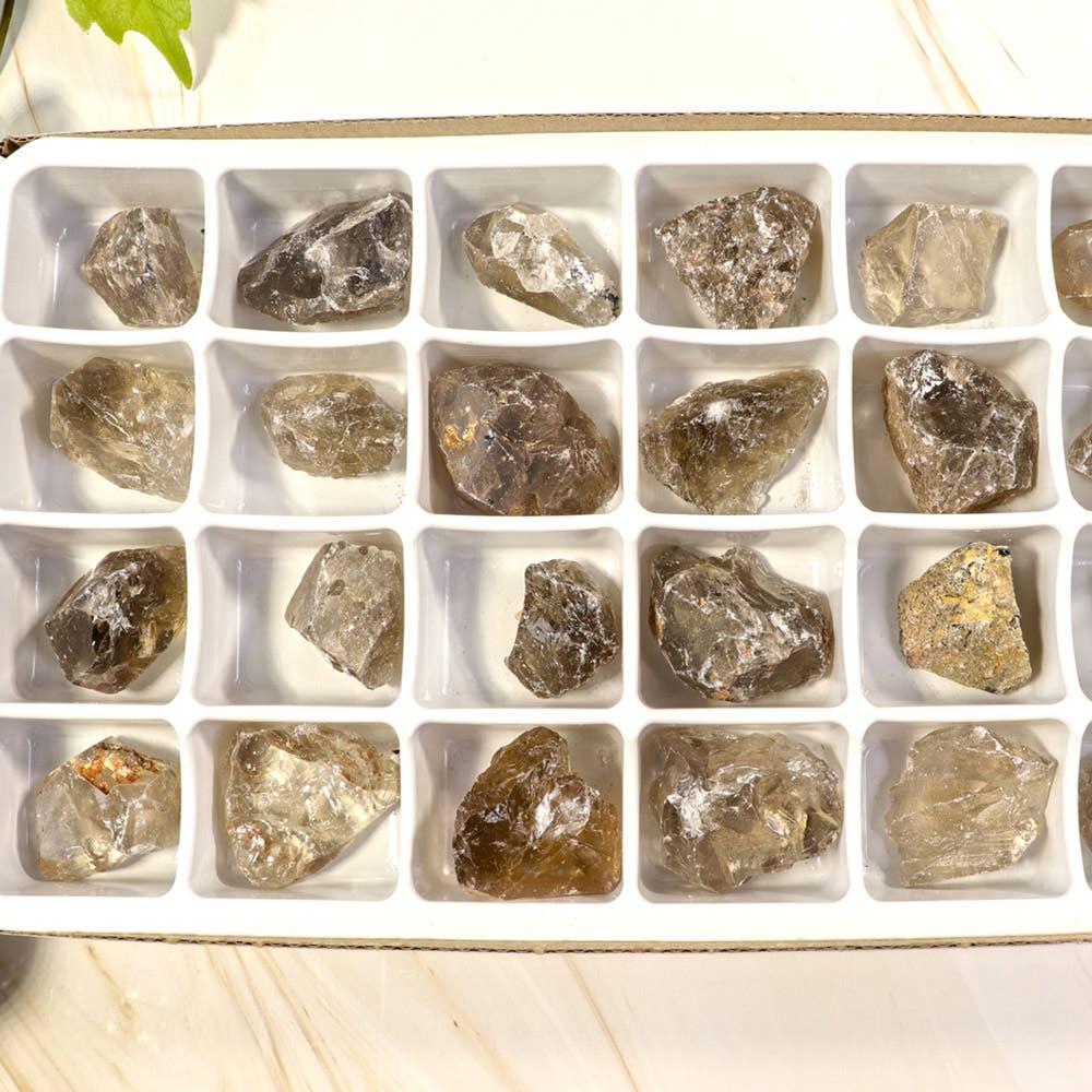 Smoky Quartz Flat - Smoky Quartz Crystal