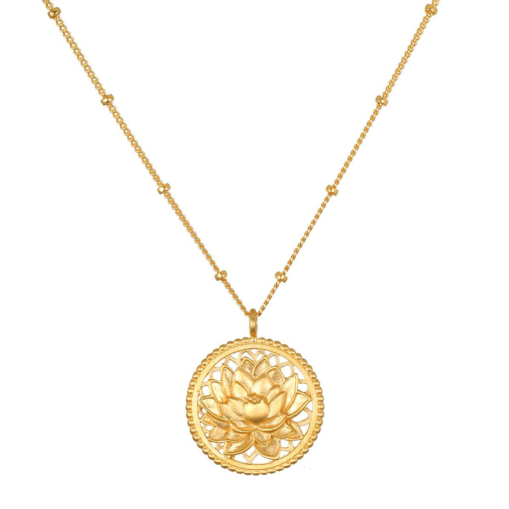 Blessed Beginnings Lotus Necklace