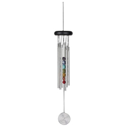 Woodstock Chakra Chime™ - Seven Stones, Silver
