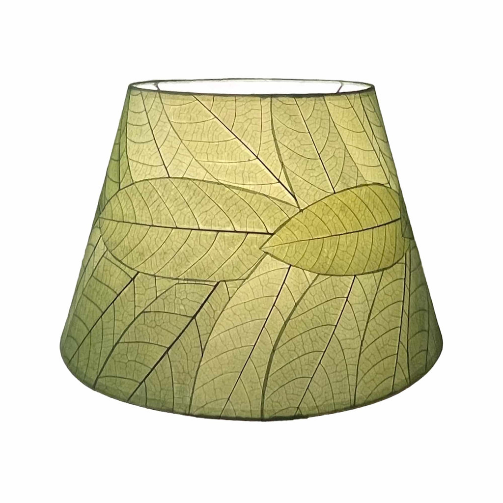 16 Inch British Empire Shade Green Color, Shade Real Leaves