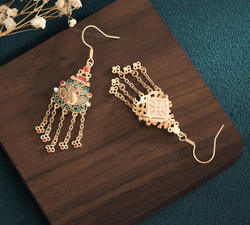 Carp Jumping Dragon Gate Earrings