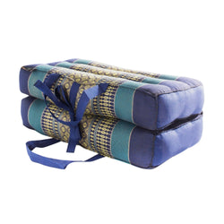 Zafuko Foldable Yoga & Meditation Cushion: Deep Sea Blue / Regular