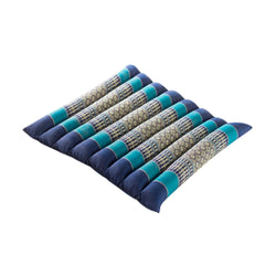 Zafuko Rollable Yoga & Meditation Cushion: Black/Red / Medium