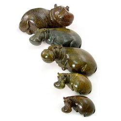 Stone Hippo: 6 inch