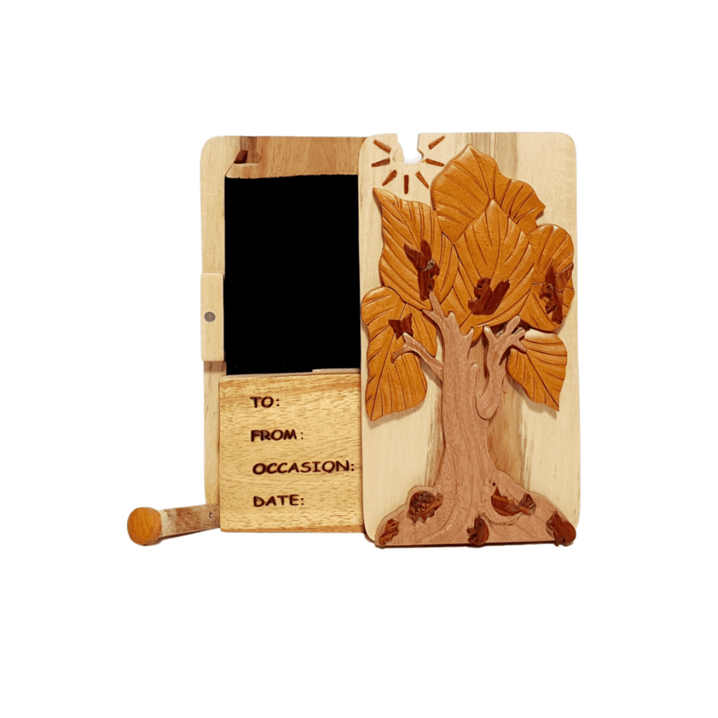 Tree of Life - Hand Carved Keepsake Gift Box
