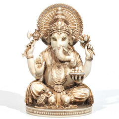 Resin Ganesha - Ivory 6