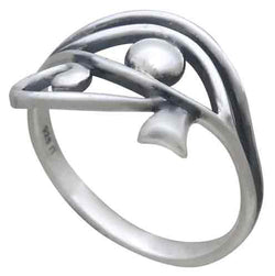 Sterling Silver Eye of Horus Ring: 7