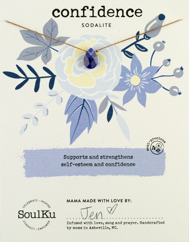 Sodalite Soul-Full of Light Necklace for Confidence