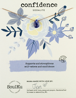 Sodalite Soul-Full of Light Necklace for Confidence