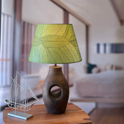 16 Inch British Empire Shade Green Color, Shade Real Leaves
