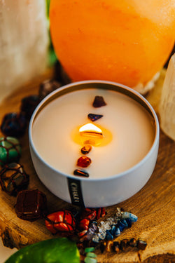 Chakra Balance 6.5oz Wooden Wick Candle