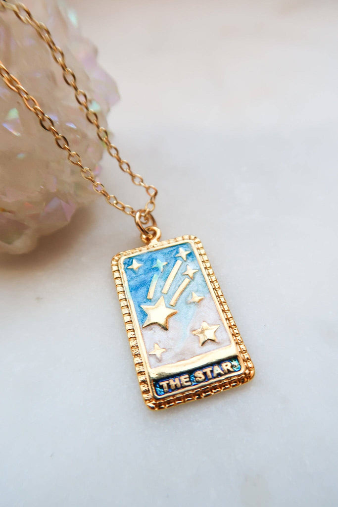 Rainbow Tarot Necklaces: Moon
