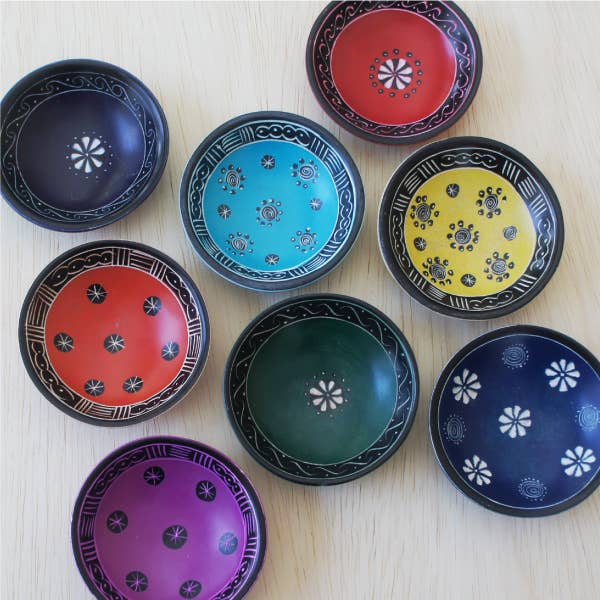 Round Dish: Purple