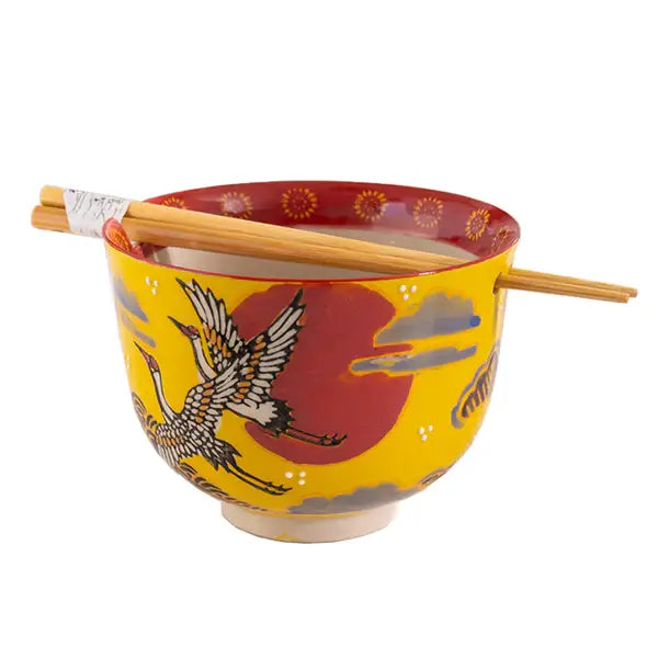 Japanese Crane Design 18oz 5.25