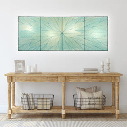 Sunburst Panel Wall Lamp, Sea Blue