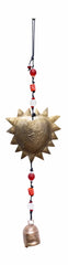 Spiked Heart/Beads & Bell