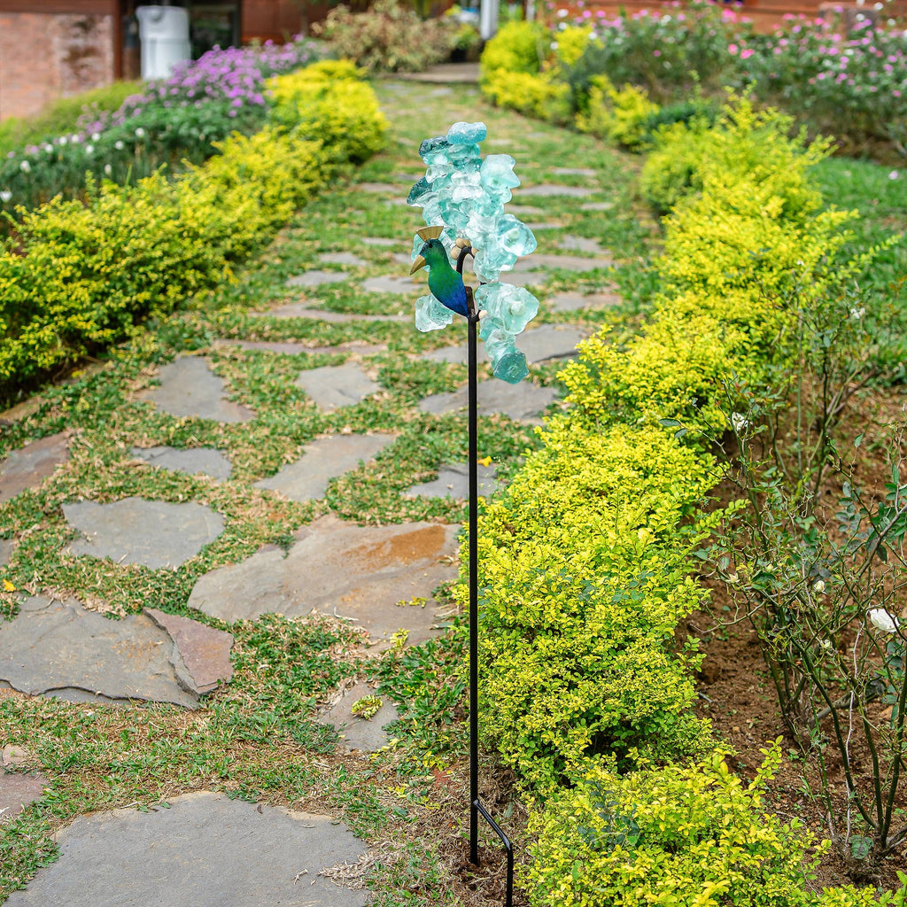 Peacock Garden Stake- 4FT