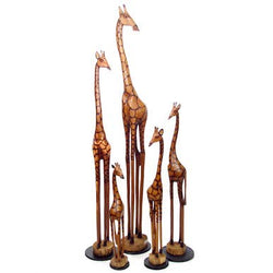 Olivewood Giraffe: 36 inch