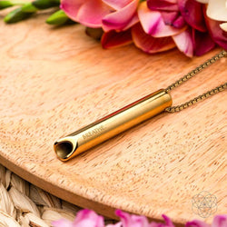 BREATHE. and Cycle Breaker - Mindfulness Breathing Necklaces: Silver CYCLE BREAKER