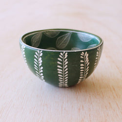 Two Pattern Bowl: Orange