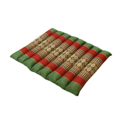 Zafuko Rollable Yoga & Meditation Cushion: Black/Red / Medium