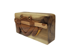 Tree Frog - Hand Carved Keepsake Gift Box