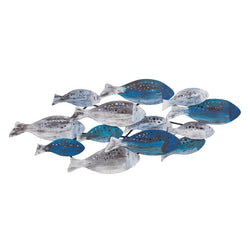 School of Fish - Modern Metal Wall Art