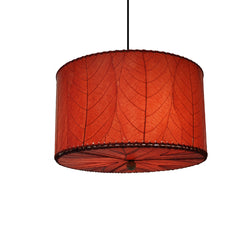 Hanging Drum Pendant Lamp Small, Red