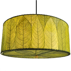 Hanging Drum Pendant Lamp, Green