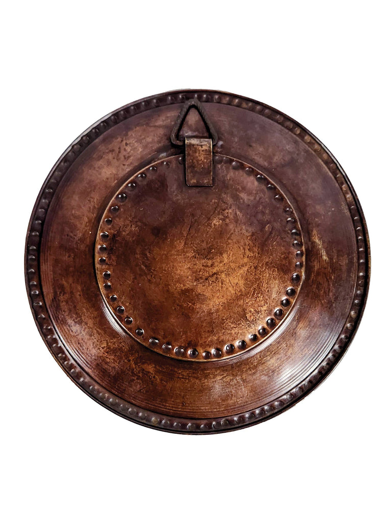 Conch Mantra Wall Hanging: Brass Copper / 8