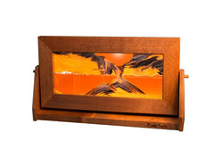 Alder Wood (Traditional) Moving Sand Art Pictures: Volcanic Clear / Medium