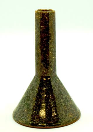 Olive Green Ceramic Chimney Incense Burner