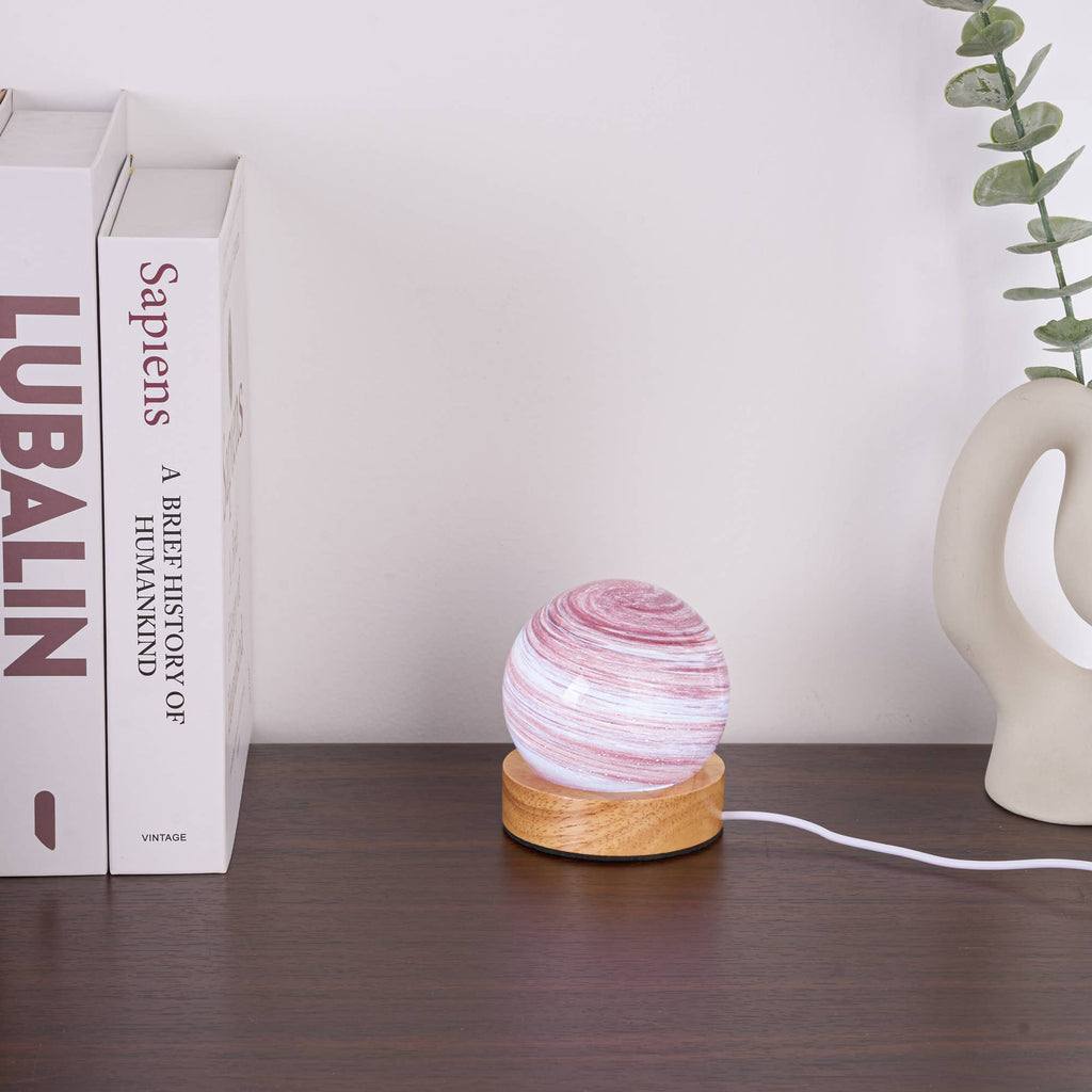 Creative Planet Night Light with USB Cord: Blue