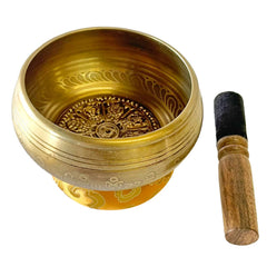 Singing Bowl Eight Auspicious Symbols of Buddhism: 4