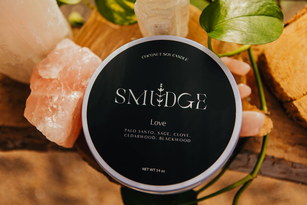 Love 14oz Candle: White Tin