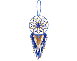 Round Beaded Dream Catcher Seed Bead Hanging Ornament