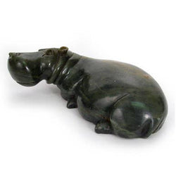 Stone Hippo: 8 inch