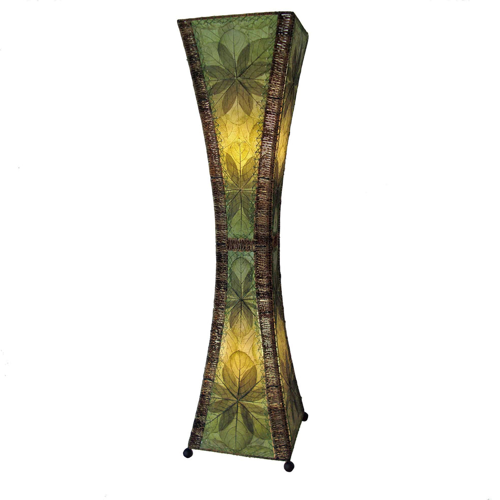 Hourglass Large Floor LampGreen