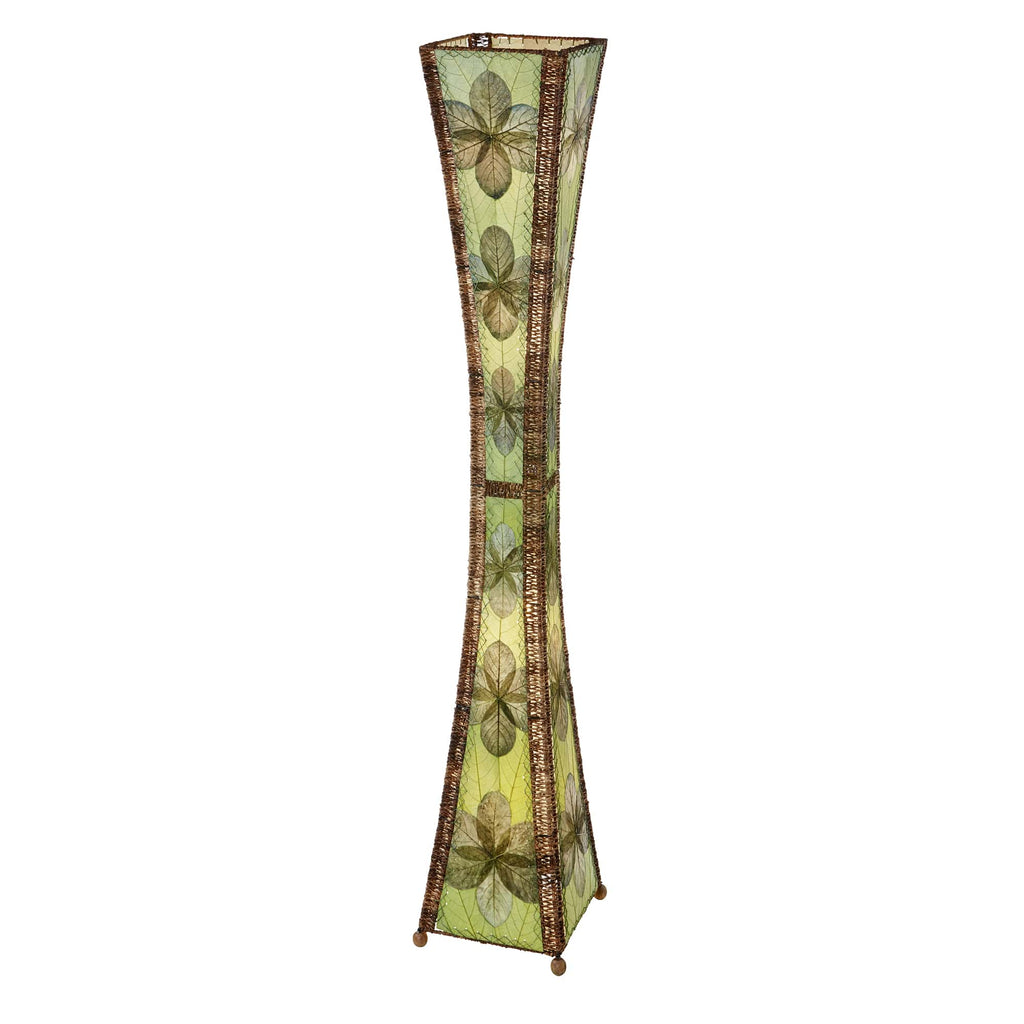 Hourglass Giant Floor Lamp Green