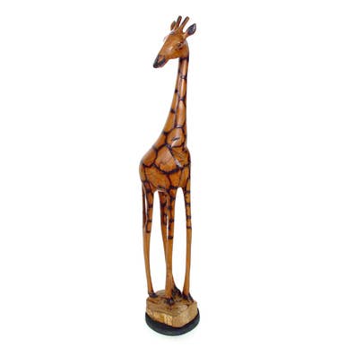 Olivewood Giraffe: 48 inch