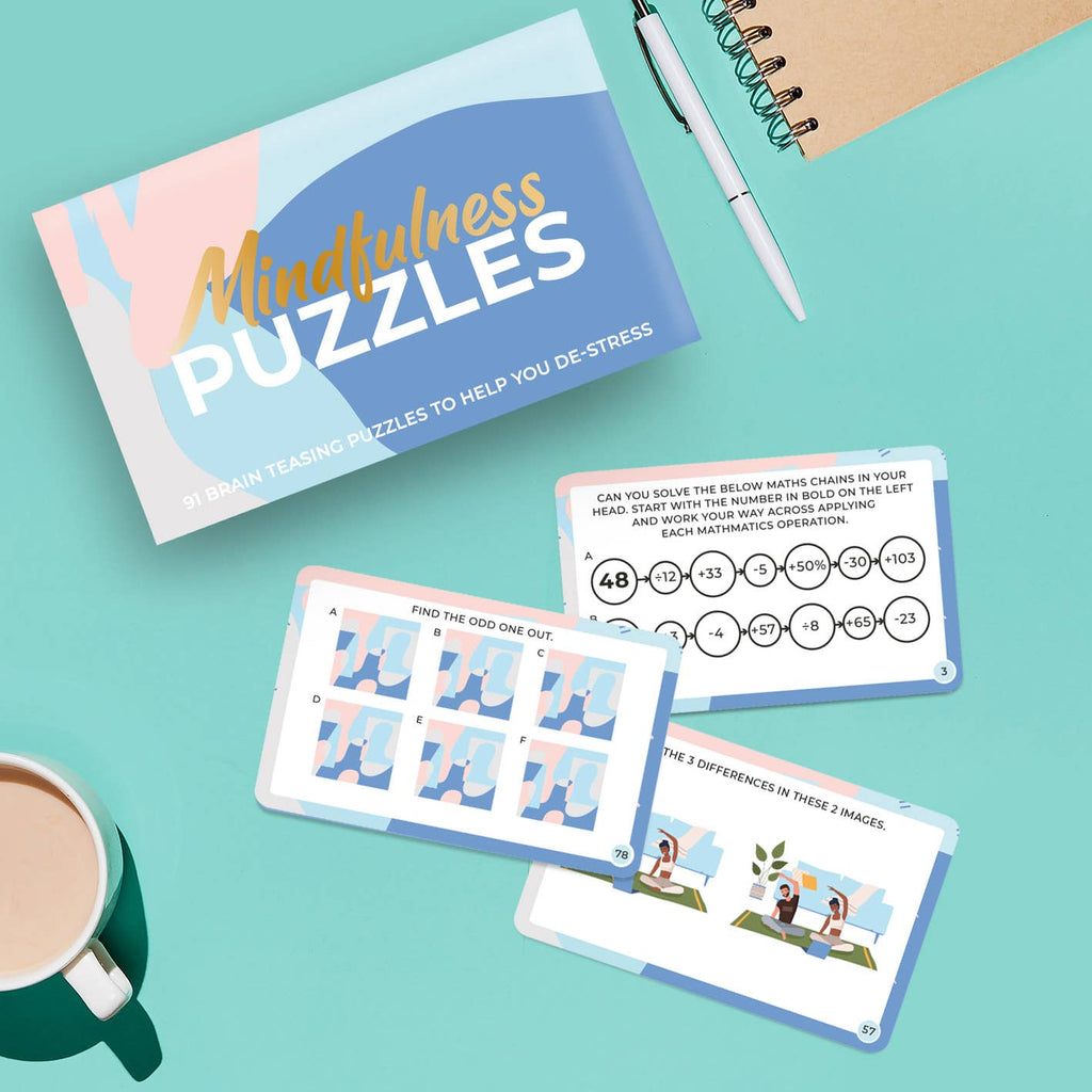 Mindfulness Brain Training Puzzles Cards